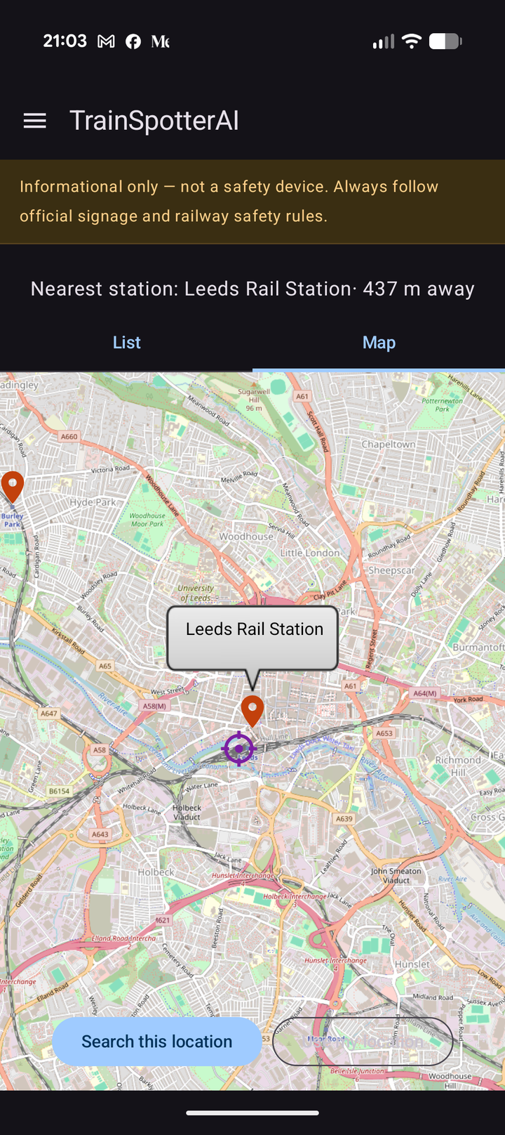 Map view
